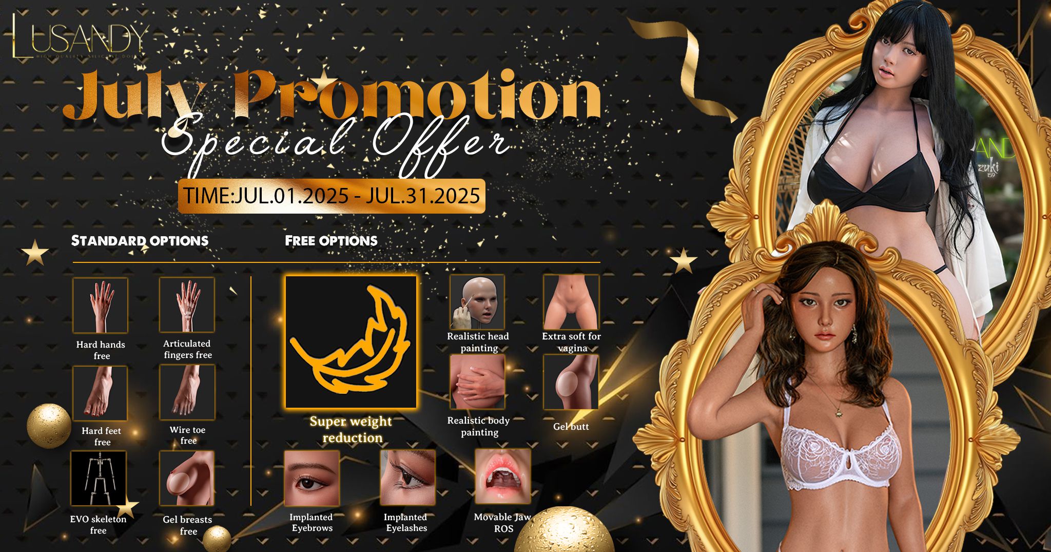 Promotion Lusandy Doll du mois